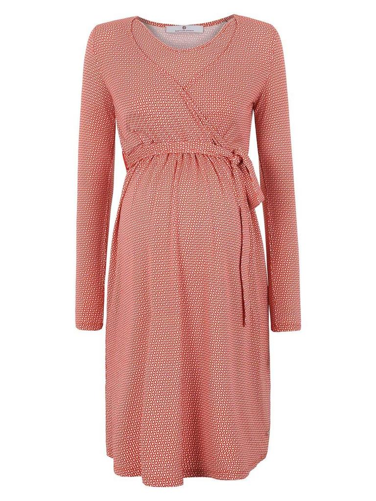 Women' red tied maternity dress Bellybutton