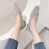 Fashion 2024 Woman Shoes Flat New Fashion Summer Autumn Shallow  Flying Knitting Shoes Pointed Toe Flats Knit Shoes