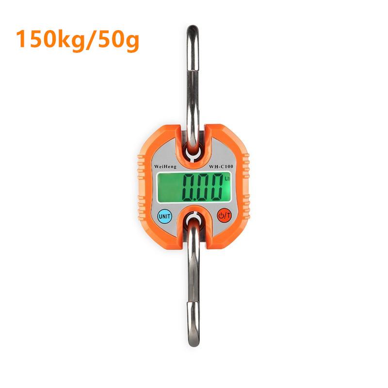Крановые весы цифровые 300 кг 150 кг/50 г 200 кг/100 г 500 кг/100 г тяжелые подвесные весы портативные цифровые из нержавеющей стали