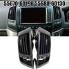 2x Efficient Center Console Air Conditioning Air Ventilation Outlet Dashboard Suitable for LC200 55670-60190 55680-60130
