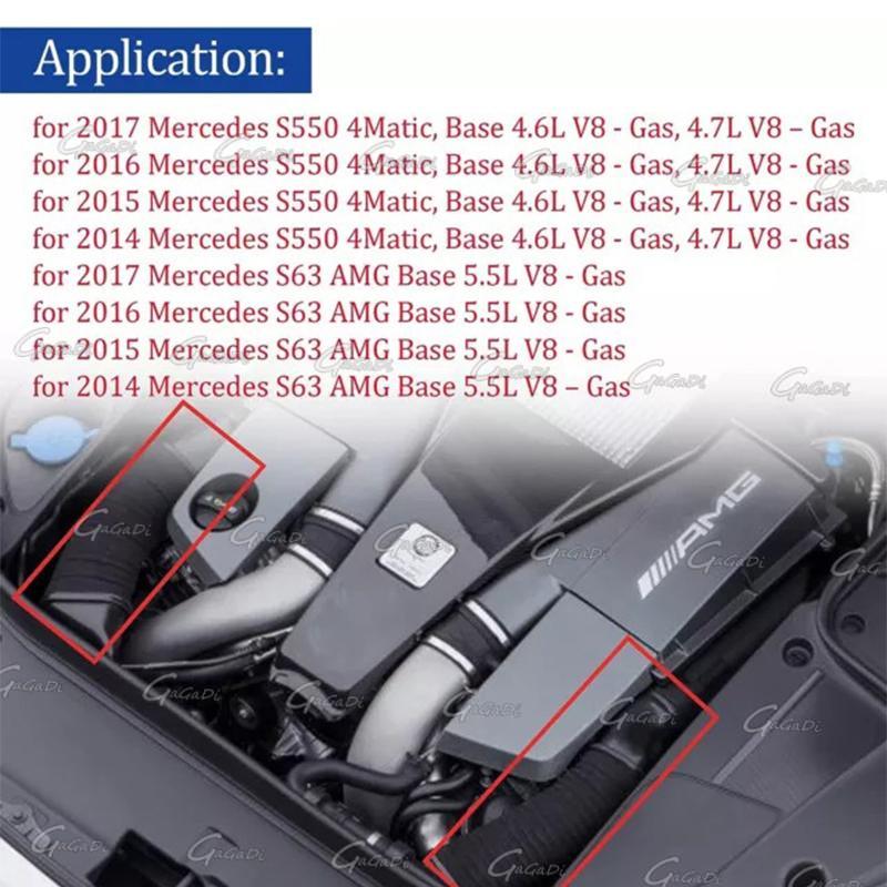 2780905082 Engine Air Intake Hose For Benz S550 4Matic S63 AMG 2014-2017 2780904982 Air filter intake tube