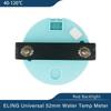 ELING 52mm Water Temp Gauge Temperature Meter 40-120℃ with Red Backlight for Motorcycle Car Boat Yacht Universal 12V 24V