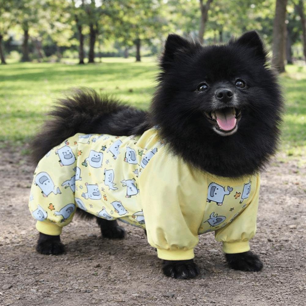 Waterproof Dog Dust-proof Clothing Anti-Slip Breathable Dog Jumpsuit Adjustable High-elasticity Dog Leg Protectors All-Season