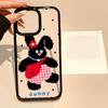 Чехол с кроликом для iPhone 11 12 13 iPhone 13 14 15 Pro 15 16 Pro Max Samsung A15 A16 A25 A26 A55 A56 S25 S24 S22 S23