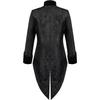 Halloween Men's Medieval Punk Retro Tailcoat