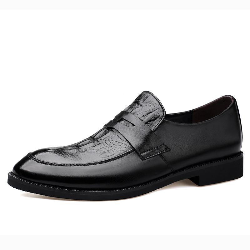 Роскошный бренд, модная мужская повседневная обувь, мужская обувь из натуральной кожи, официальная обувь без шнуровки, мужская обувь ручной работы