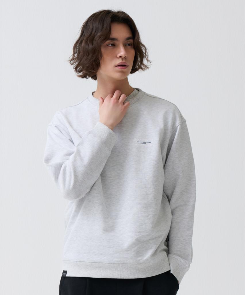 GROOVE RHYME Men'S) C100 3-Ply Terry New Location Sweatshirt (Semi-Oversized Fit)(25 Years)(11 Colors) [Lrarctm111P]