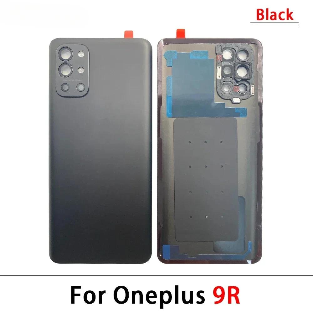 Стеклянная задняя крышка для Oneplus 9 9R 10 Pro Запасная задняя панель Корпус с клеем С окошком для камеры