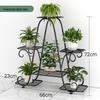 Multi-Tier Movable Plant Stand