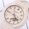 Casio G-Shock Pink Beige Women's Gyal Oak Mini Downsizing Carbon Core Urethane Casual Watch