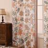 Современный, Простой, Маленький, Свежий, Растительный Принт, Высококачественный Грязный Постель, Полузатемняющие Шторы С Набивным Рисунком, Кабинет, Гостиная, Балкон, Спальня