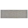 VidaXL Tapis de cuisine lavable impression losange 60x180 cm velours 136565