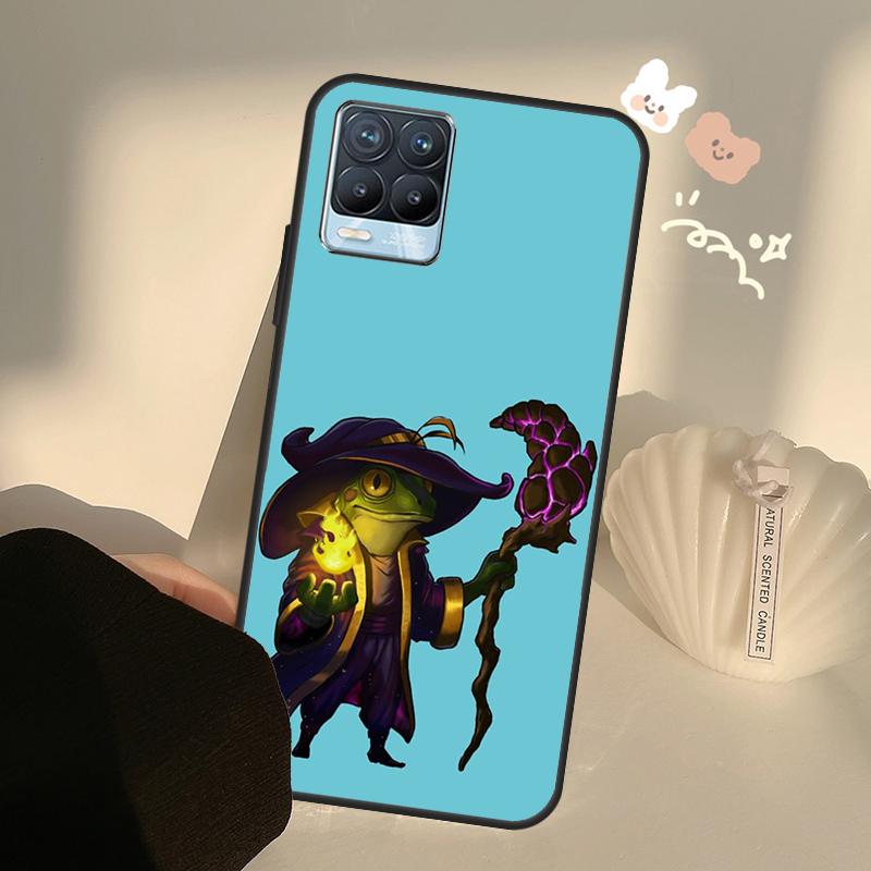 Милая мышь-лягушка-аксолотль Wizard для Realme 8 9 Pro Plus GT Neo 2 GT Master 9i 8i, чехол для телефона OnePlus 9 10 Pro 9R Nord2