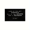 VIKAMA Музыкальная комната Гобелен с Лил Пипом LOOK AT THE SKY TONIGHT Звездный Emo Rap Стиль для Декора Стены Спальни и Гостиной