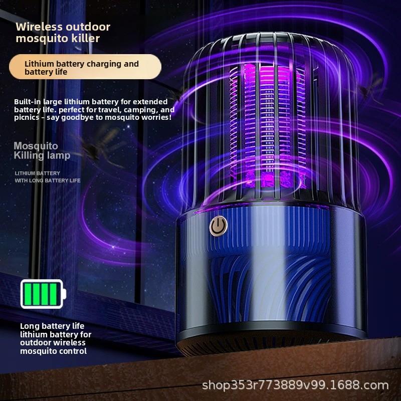 Lámpara antimosquitos eléctrica para interiores, atrapamosquitos silencioso para el hogar, dormitorio