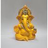 Mango Terracotta Finish Ganesha for Car Dashboard Home Decor Gifting Diwali Birthday Festivals 3.5 X 2 Inches, Religious