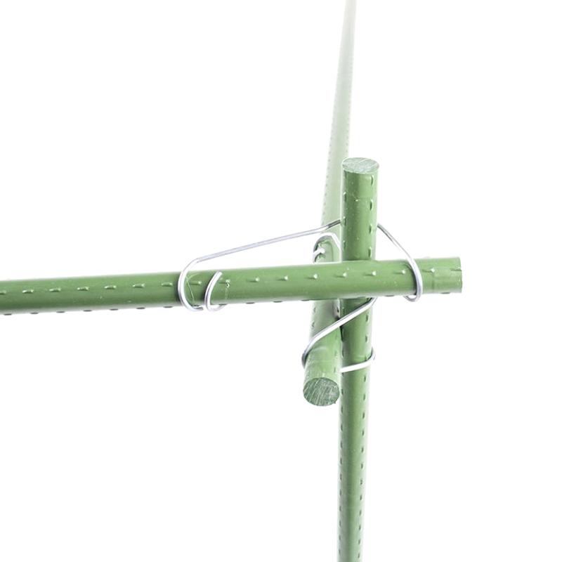 10Pcs Plant Trellis Connecting Buckles Climbing Pipe Support Fixing Tool Garden Stake Connectors For Vegetable Garden Roof