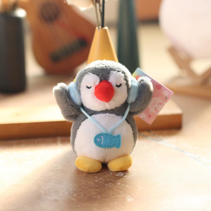 Stuffed Adorable Penguin Toy Plush Keychain Backpack Accessory Kids Gift