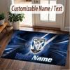 Custom Rug Canterbury-Bankstown Bulldogs Pattern Print Name Text Soft Non‑Slip Floor Carpet for Home Indoor Decoration