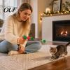Automatic Cat Play Toys Ball Toy Launcher with Plush Balls, Interactive Fetch Toy, Fuzzy Exercise for Indoor Cats Balls And Kittens Chasing