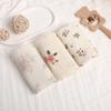 Soft Square Towels 4-Layer Pure Cotton Newborn Burp Cloth High Quality Baby Cotton Washcloth