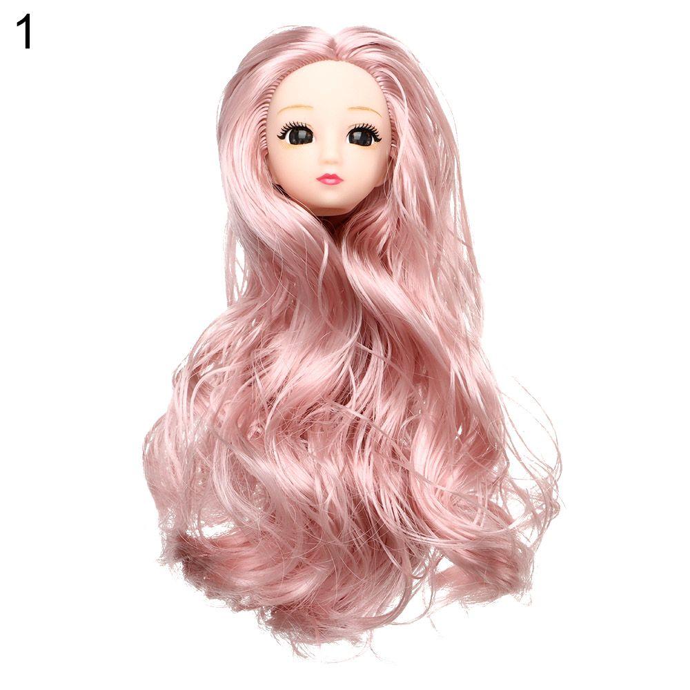 Игрушки Длинные прически 1/6 BJD Кукольная голова DIY Головной убор 30 Кукольные суставы Древние Кукольные аксессуары
