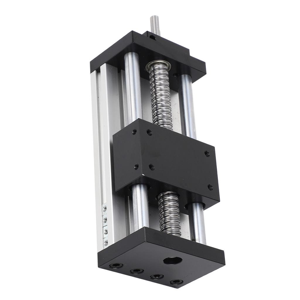Слайд Линейный столик 100 мм Ход 10 мм Защищенная защита Двойные оси Ручной линейный рельсовый подвижной стол