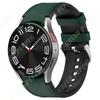 Кожаный силиконовый ремешок для Samsung Watch 6/5/4 40 44 мм 4/6 Classic 42 43 мм 46 47 мм Кожаный ремешок с зернистой поверхностью для Galaxy Watch 5pro 45 мм