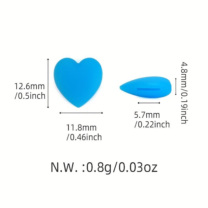 Heart-Shaped Silicone Glasses Ear Hooks - Non-Slip Sports Eyewear Retainers, Cute Love Design Glasses Holders for Active Lifestyles, Universal Fit
