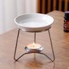 Wax Candle Burner Style Heat-Resistant High Stability Rust-proof Simple Decorative Iron Wax Candle Essential Oil Burner Tealight