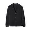 Thousand Paper Cranes Men's Black Knitted Cardigan Outerwear 2025 Autumn New Youth Fashion Jacket Coat Men's Trendy