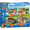 Пазл - RAVENSBURGER - Щенячий патруль - 4 в 1 - 12, 16, 20 и 24 детали - Для детей от 3 лет
