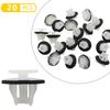 20pcs Interior Door Card Fixed Fastener Clips Trim Panel Mounting Headlining Accessories Replacement Compatible For Nissan Juke X-Trail T31