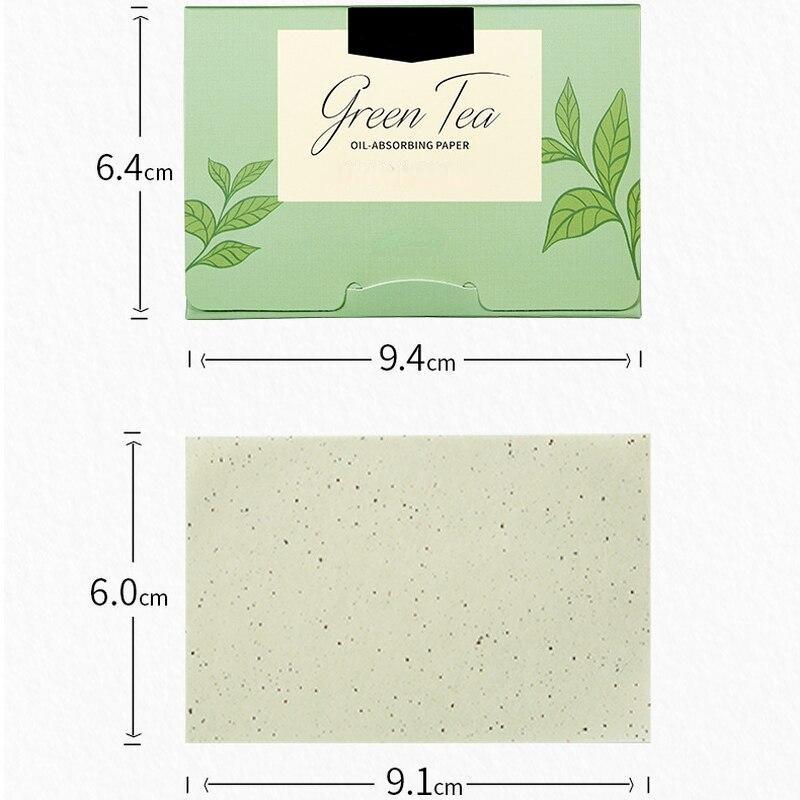 100pcs Facial Oil Blotting Sheets Facial Oil Absorbing Paper Oil Control Wipes Paper Face Cleansing Sheets Makeup Cosmetic Tools