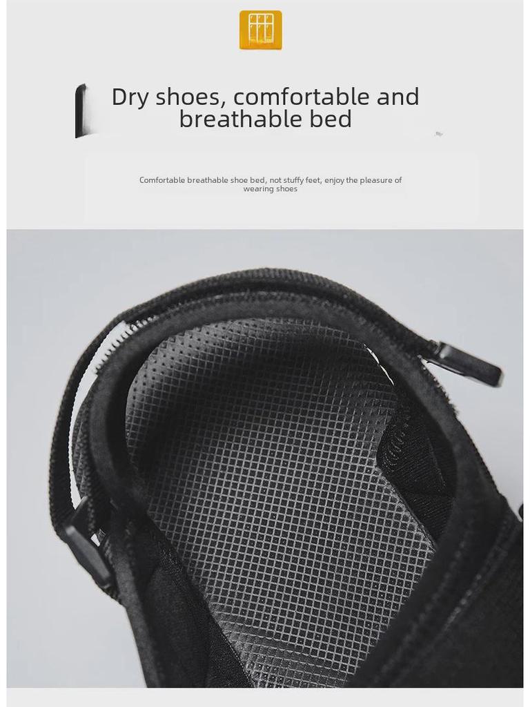 Extra-Large Men's Breathable Summer Beach Sports Sandals for Wide Feet