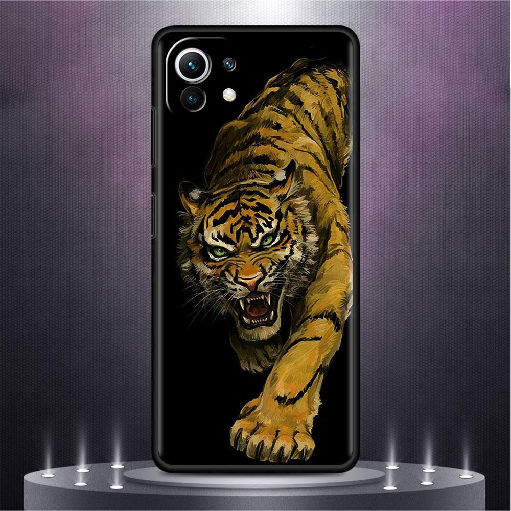 Чехол для Xiaomi Mi Poco X3 NFC M4 F3 C40 11 11T 10T Pro 12 9T 9 10 Lite Задняя Мягкая Крышка Телефона Лев Волк