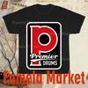 Футболка с логотипом Premier Percussion Drums, смешная, американский размер от S до 5XL