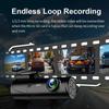Автомобильный видеорегистратор Dash Cam 1080P WiFi Видеорегистратор Черный ящик Ночное видение G-сенсор Парковочный монитор Циклическая запись автомобиля