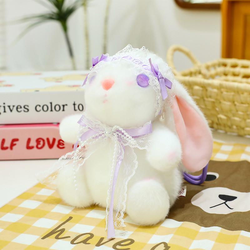 Cute Rabbit Plush Hanging Ornament For Women And Men Bag Accessories
