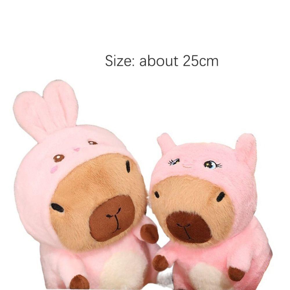 Мультяшная плюшевая игрушка капибара милая морская свинка кукла подарок капибала плюшевая кукла