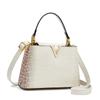 Versatile Crossbody Bag Fashionable Women's Bag Stone Patterned Bucket Bag