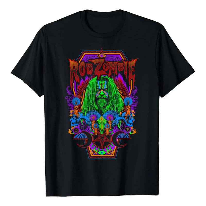 Rob Zombie Camiseta Necrocolor