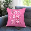 Holiday New Years Day Cushion Cover Comfortable Reversible Pillow Cover Ideal for Car Sofa Bedroom  Beyond