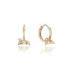 LLOYD Lucky One-Touch Whale Tail 14K Earrings LOTL1005T_14K