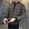 Хлопковое пальто мужская зимняя утолщенная теплая хлопковая куртка новая зимняя модная брендовая куртка мужская куртка с воротником-стойкой