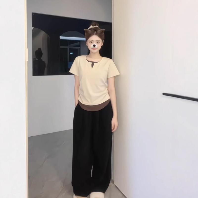 Футболка женская с короткими рукавами и плечом без талии, короткий топ, летний, для мужчин