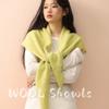 Wool Winter Scarf For Women Warm Triangle Knit Scarves Hijab Solid Lady Shawl Wrap Female Pashmina Bandana Head Scarfs