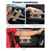 Car Armrest Left Elbow Support Leather Arm Rest Pads Adjustable Height Comfort Armrest Pad