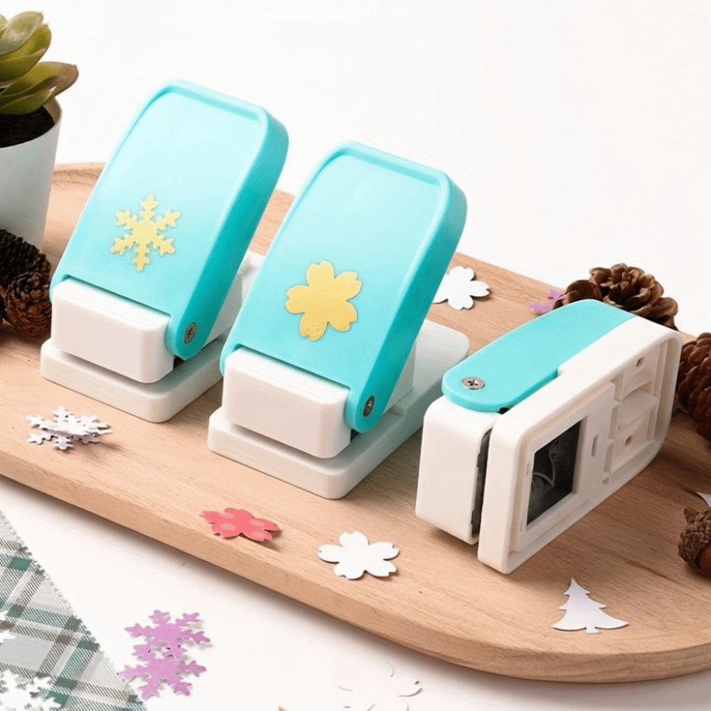Multi-Pattern Paper Puncher Decorative DIY Card Embossing Machine Handmade Paper Paper Punch Photo Making Tool Photo Craft