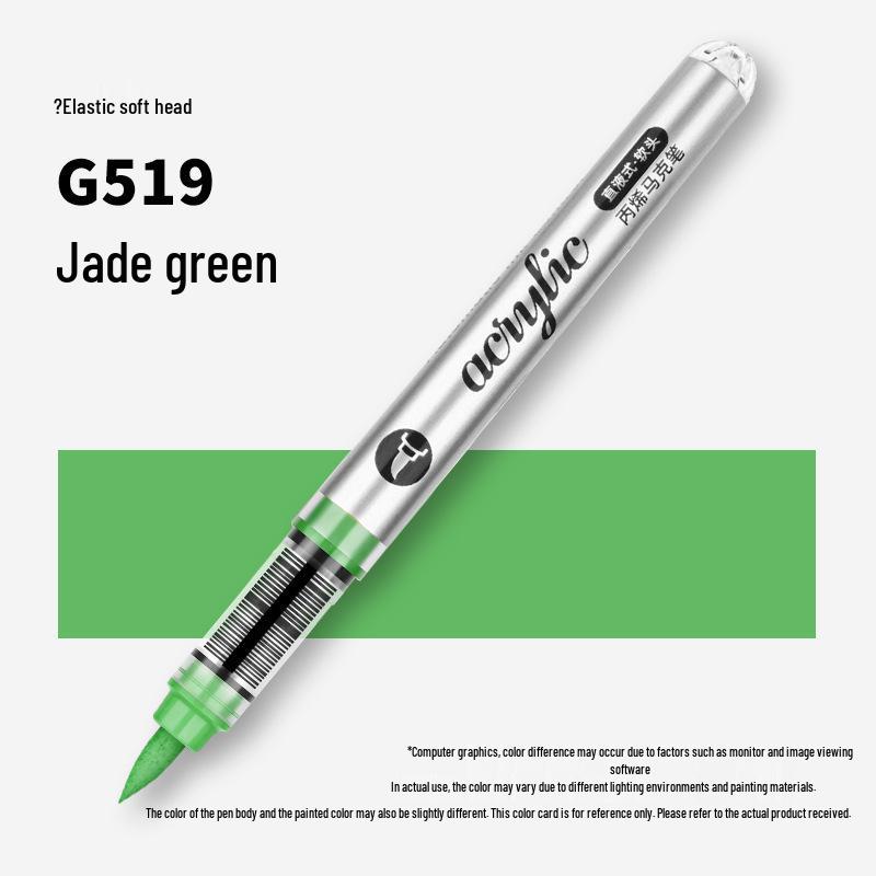 60-Color Soft Tip Acrylic Markers, Opaque & Layerable for Art Students, Watercolor Pens